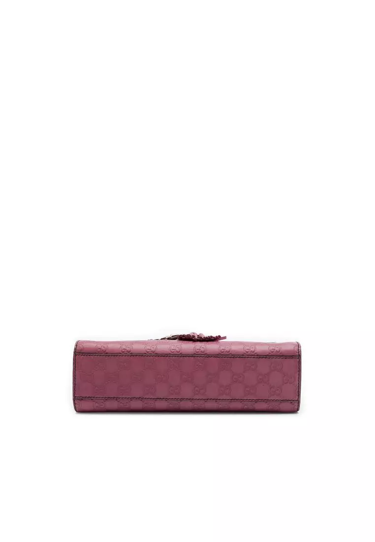 Pre-Loved Gucci Medium Guccissima Emily Shoulder Bag
