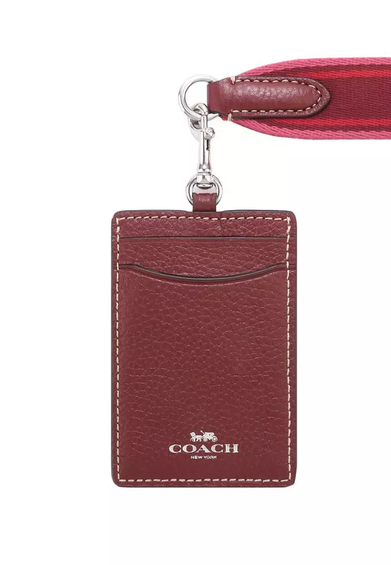 Coach wallet discount lanyard