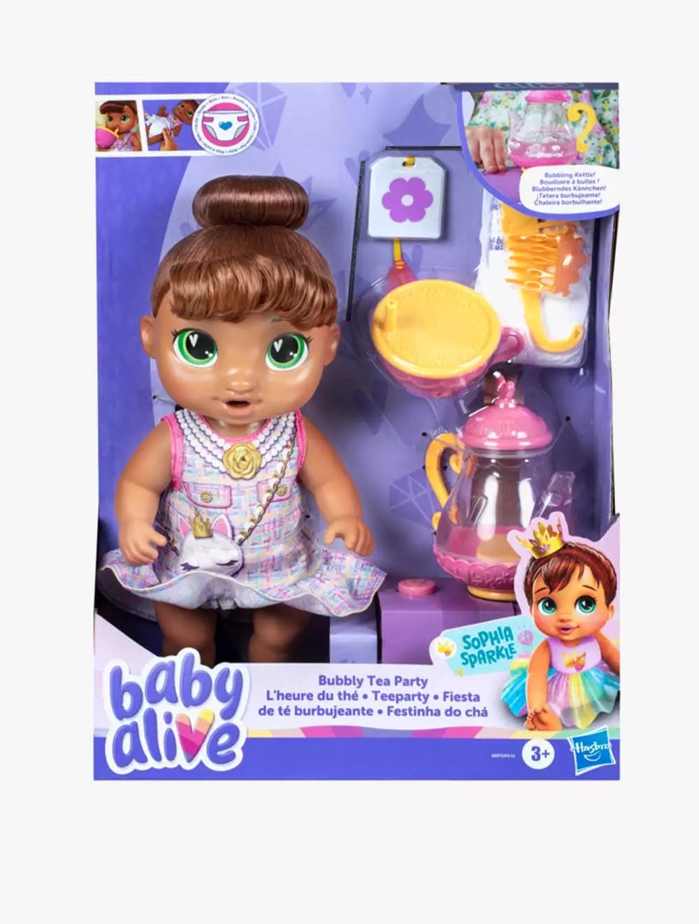 Baby Alive Bubbly Tea Party Sophia Sparkle - BYAG0609