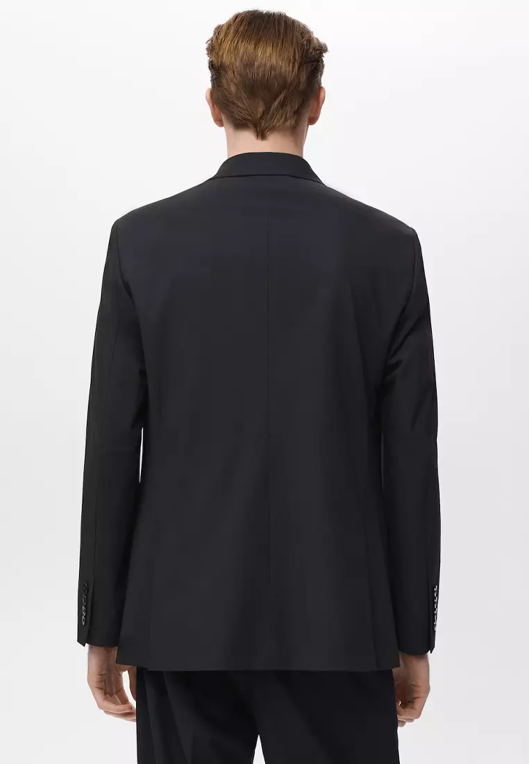 Boston Regular-Fit Double-Breasted Suit Jacket