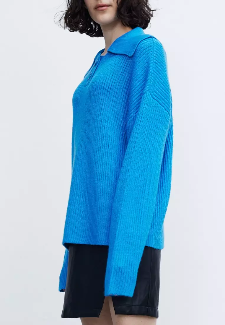 Half shoulder sweater discount