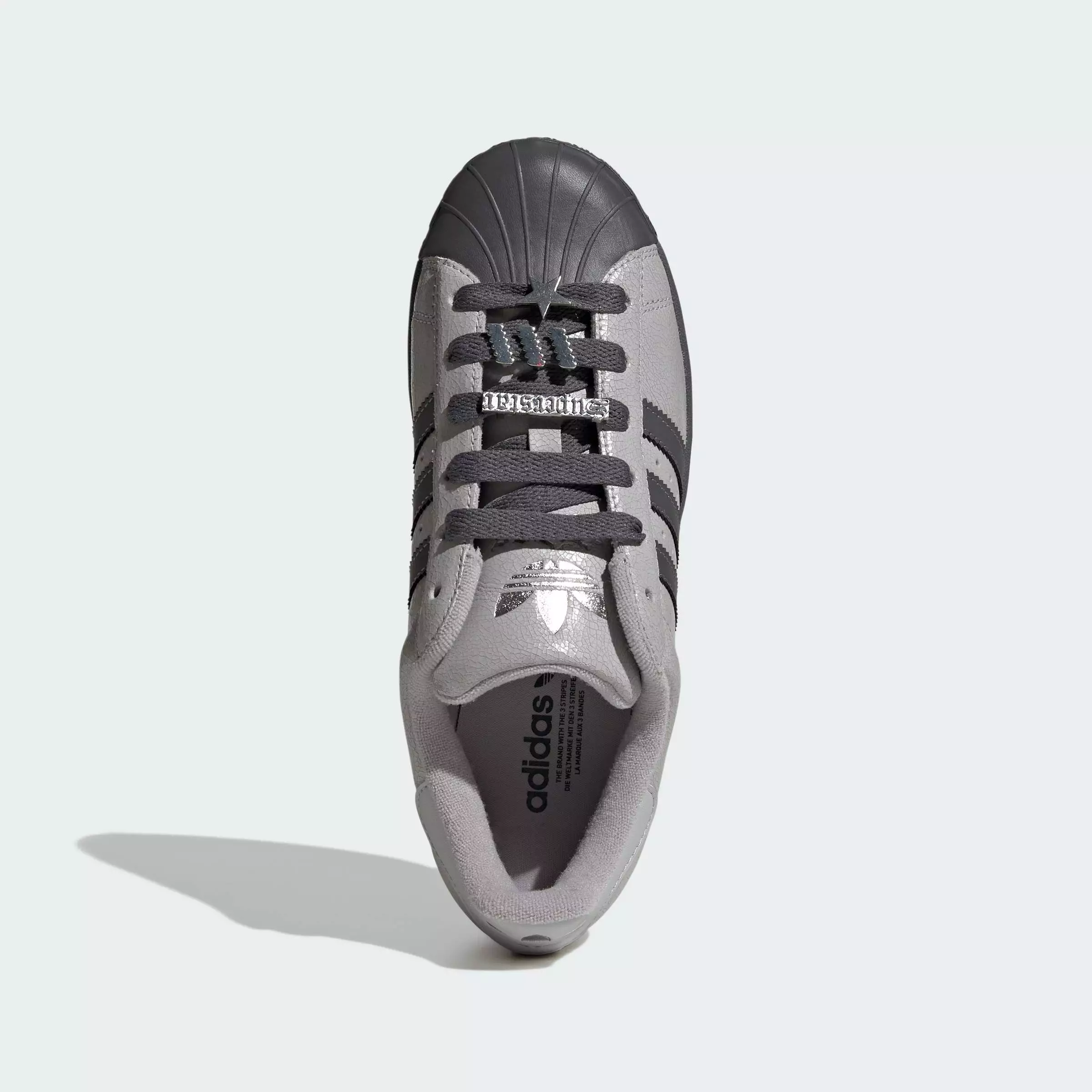 adidas gazelle silver green womens adidas Superstar main image 0
