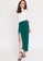 Hook Clothing green Knot Split Asymmetrical Skirt 6FBA8AA94556A1GS_3