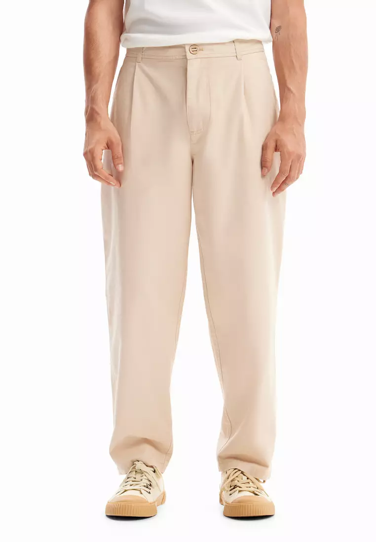 Desigual Tapered chino trousers