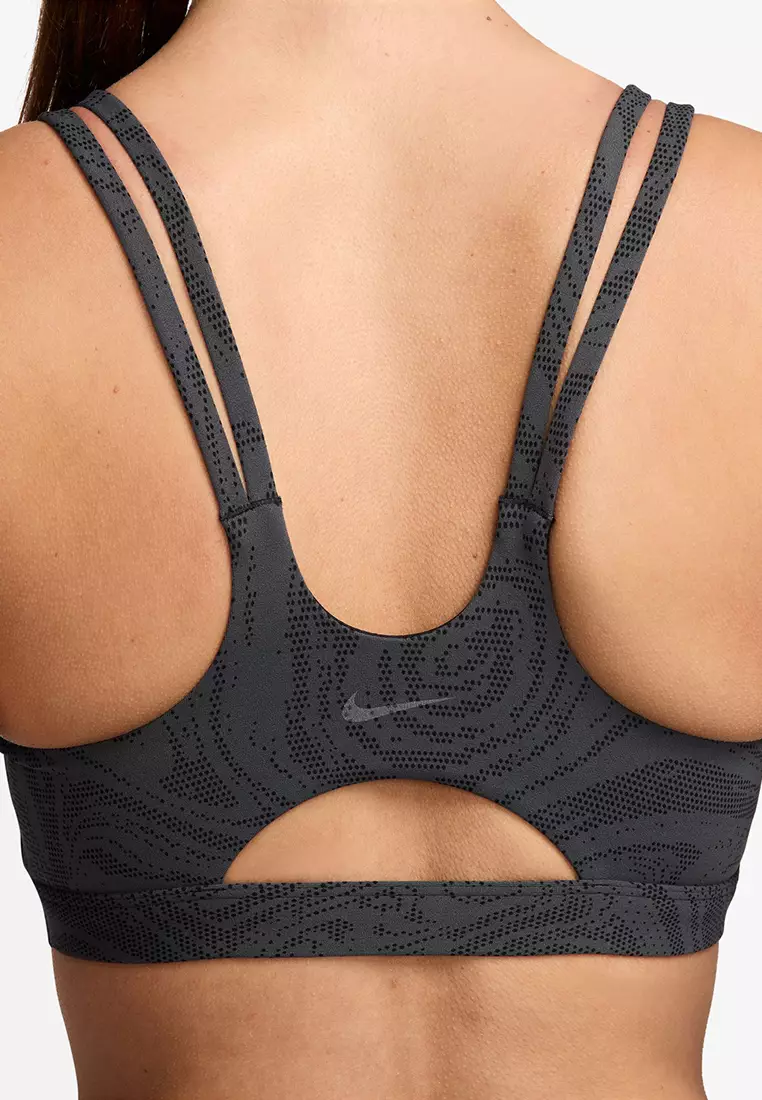 Zenvy Light-Support Padded Printed Sports Bra