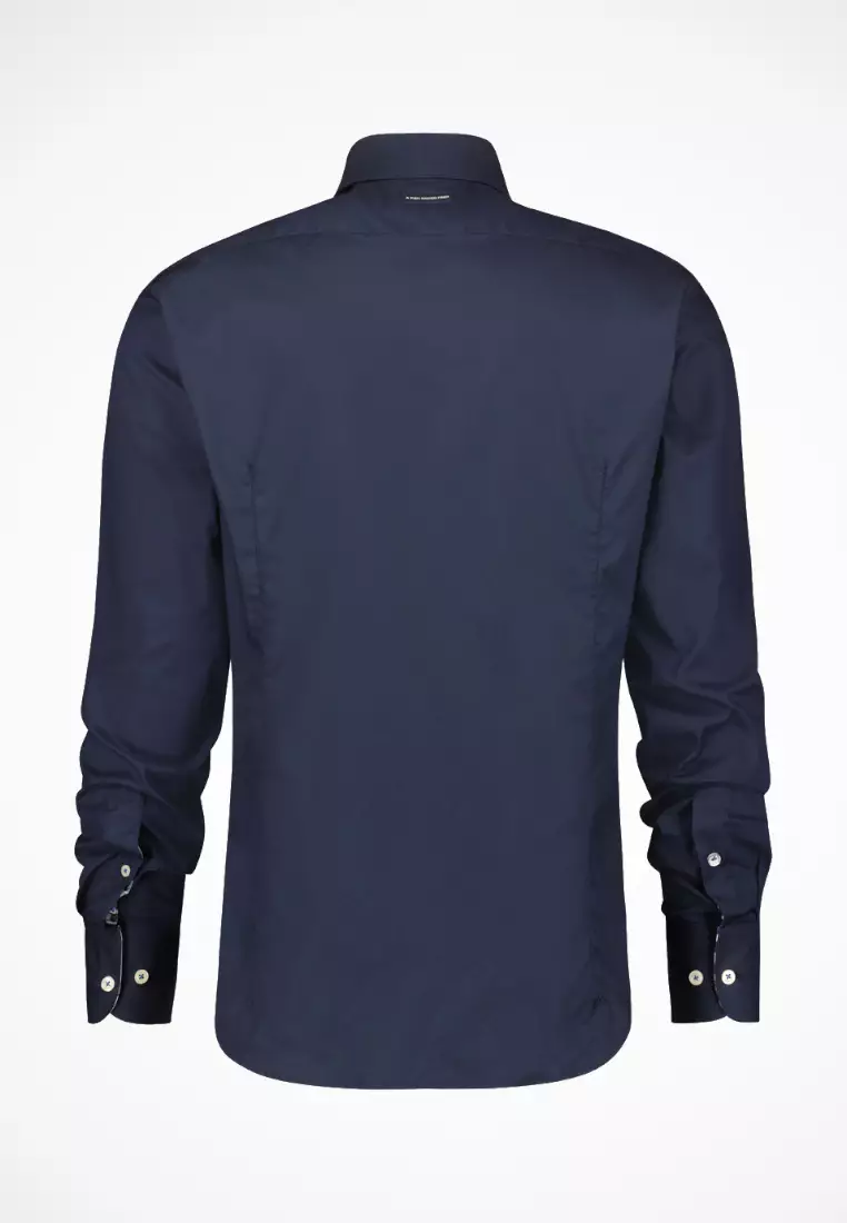NOS (Never Out of Stock Series) - Men Long Sleeve Shirt - Classic Navy