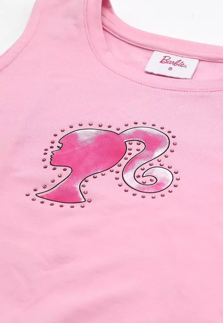 Girls Licensed Sleeveless Hem Band Top