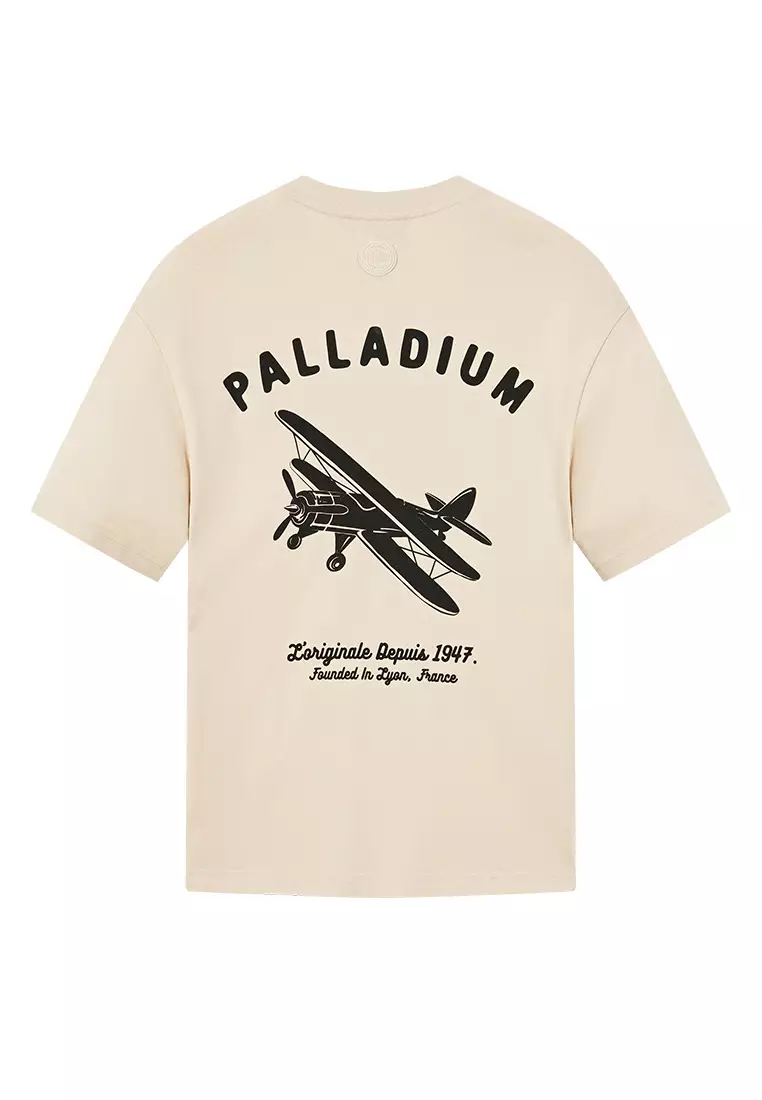 MEN'S PALLADIUM LOGO LOOSE FIT COTTON T-SHIRT