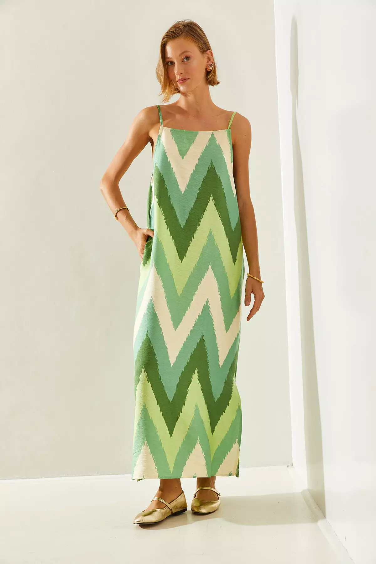 Patterned Maxi Dress