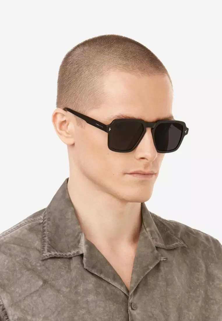 Lash - Polarized Black Dark Sunglasses For Men, Male. Official Product Designed In Spain