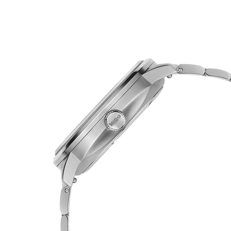 Jam Tangan Pria MIDO Commander M021.407.11.411.03 Automatic Gradient Green Dial Stainless Steel Strap