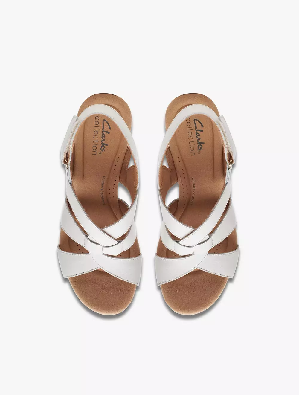 Clarks Womens Giselle Beach - White