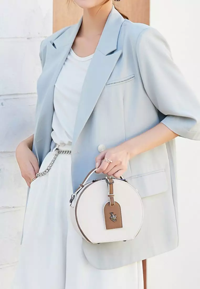 Women's Shoulder Bag / Sling Bag / Crossbody Bag (Tas Bahu / Tas Selempang Wanita) - Putih