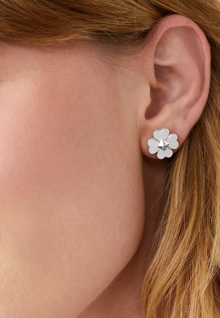Buy Kate Spade Spades Studs Statement Studs Earrings in Silver