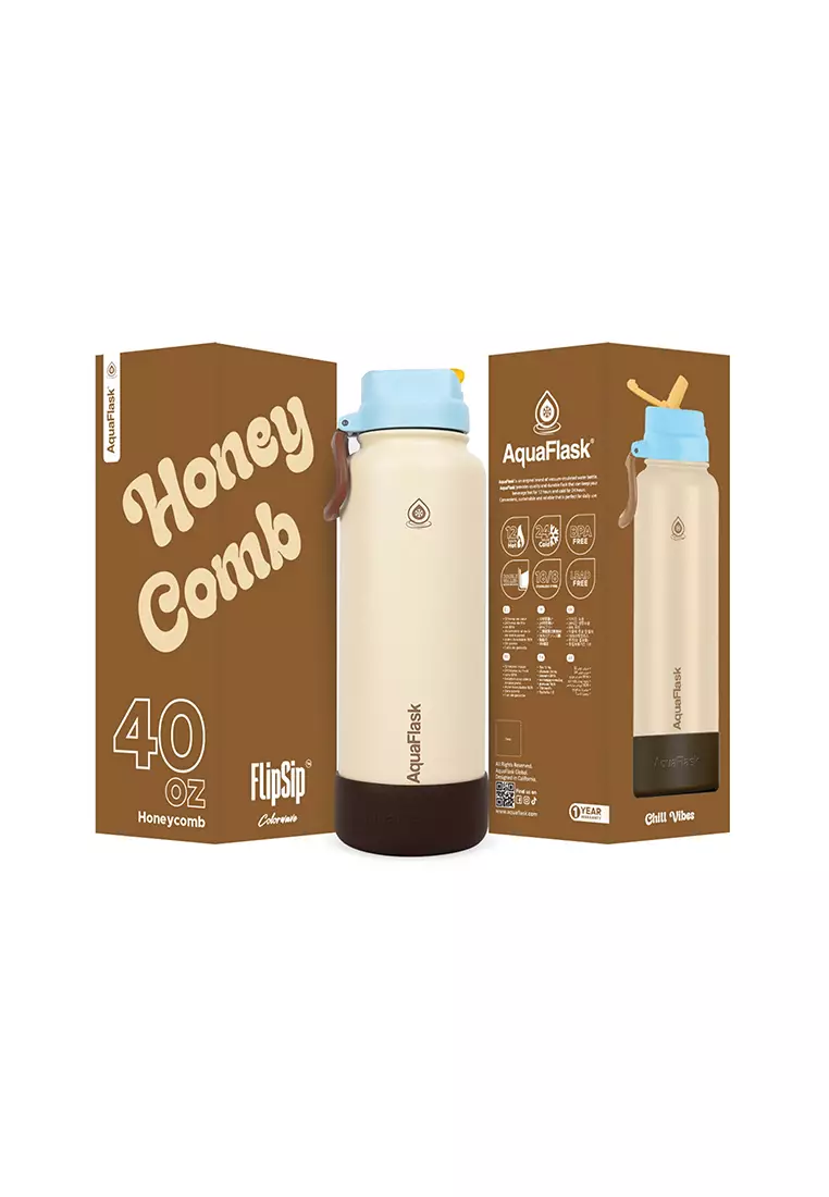 40oz Honey Comb Colorwave Flip Sip Lid Collection