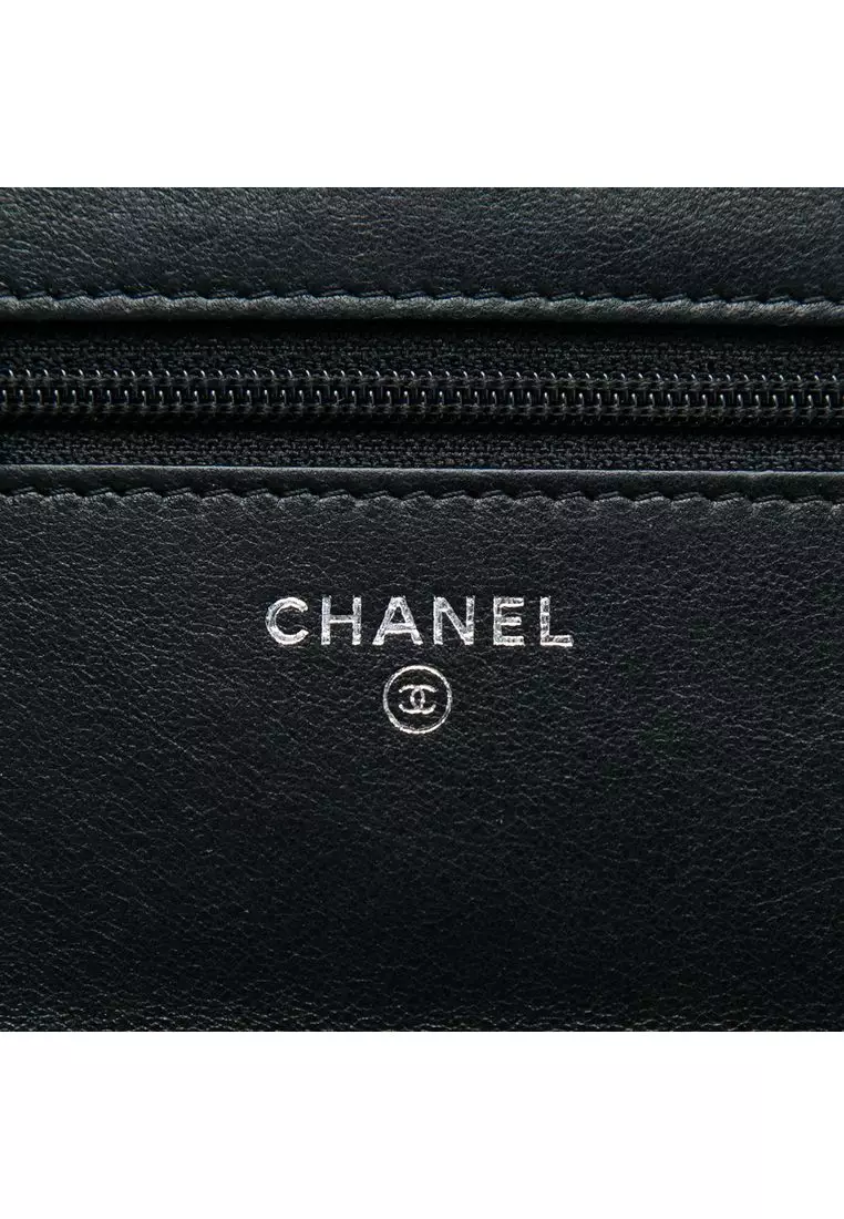 Pre-Loved Chanel Lambskin Pagoda Wallet On Chain