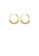 Glamorousky silver Fashion Simple Plated Gold 316L Stainless Steel Geometric Circle Earrings 4F621ACCA90EB3GS_1