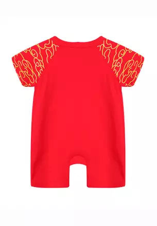 売れ筋商品|||オニール カットソー トップス レディース Juniors' Lorna Printed Smocked Crop Top Cayenne オニール レディース カットソー トップス Juniors' Lorna