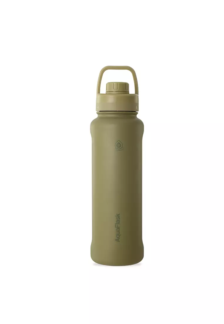 40oz Sand New Sports Lid Bottle Wide Mouth Vacuum Insulated Stainless Steel Drinking Water Bottle