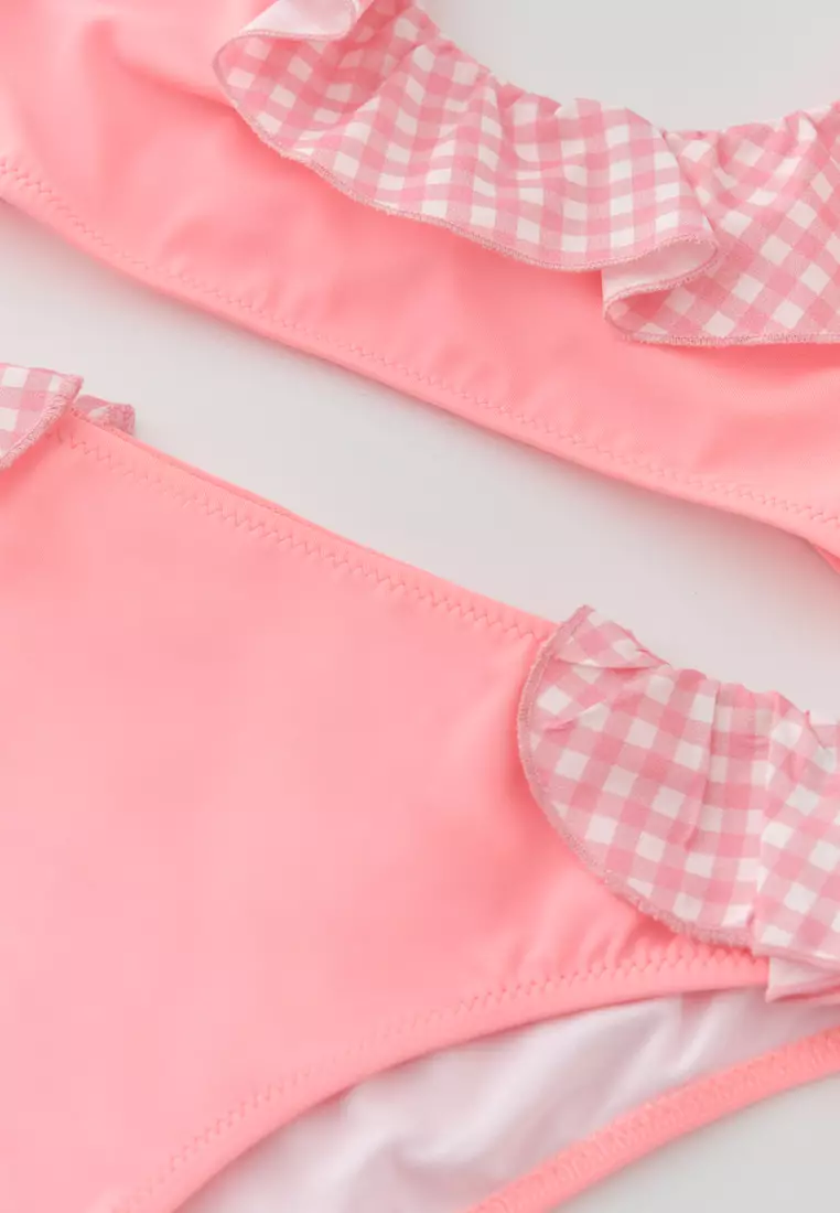Salmon Bikini Sets, Swimwear for Girls