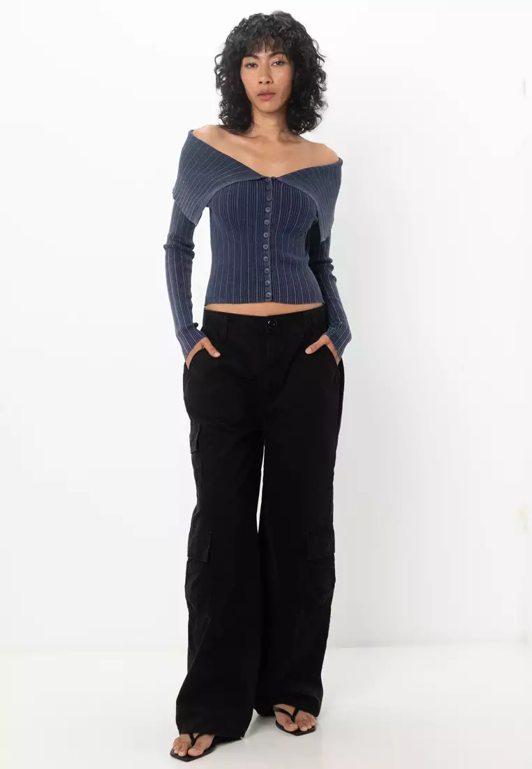 Hourglass Oversized Cargo Trousers