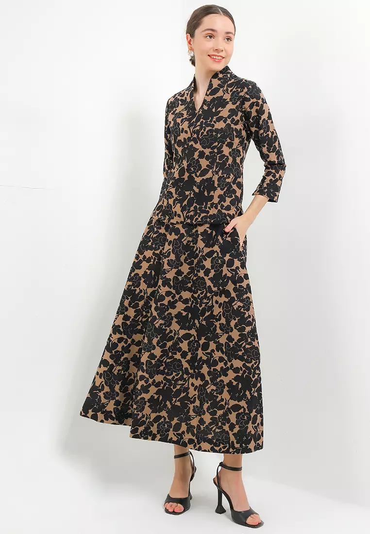 Elastic-waisted Long Skirt Alaia+Lining Tricot(TT)