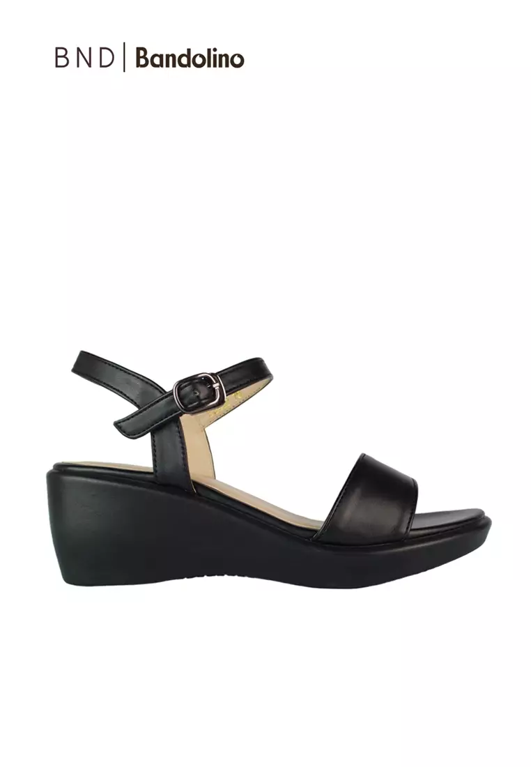 Discount on BND  shoes - SKU: BND - Bandolino Weylin Wedges 53910 Black