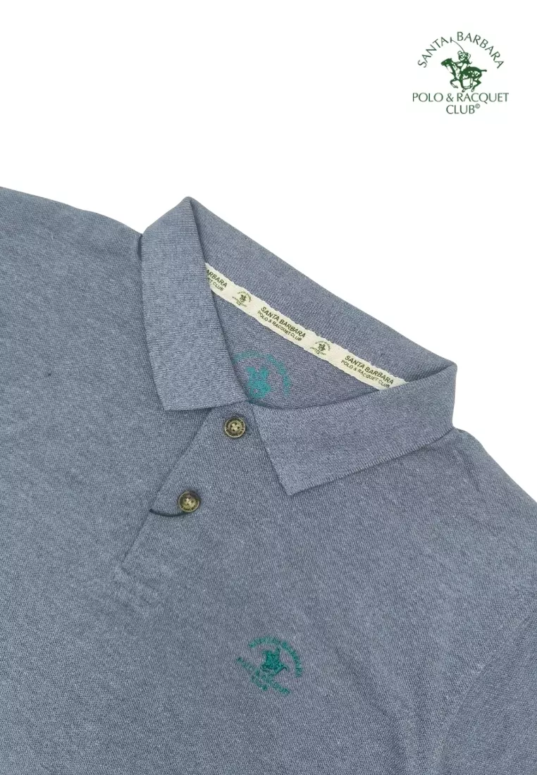 Knits Pique Ptees SS Plain White Polo Shirt for Men with Embroidered Logo