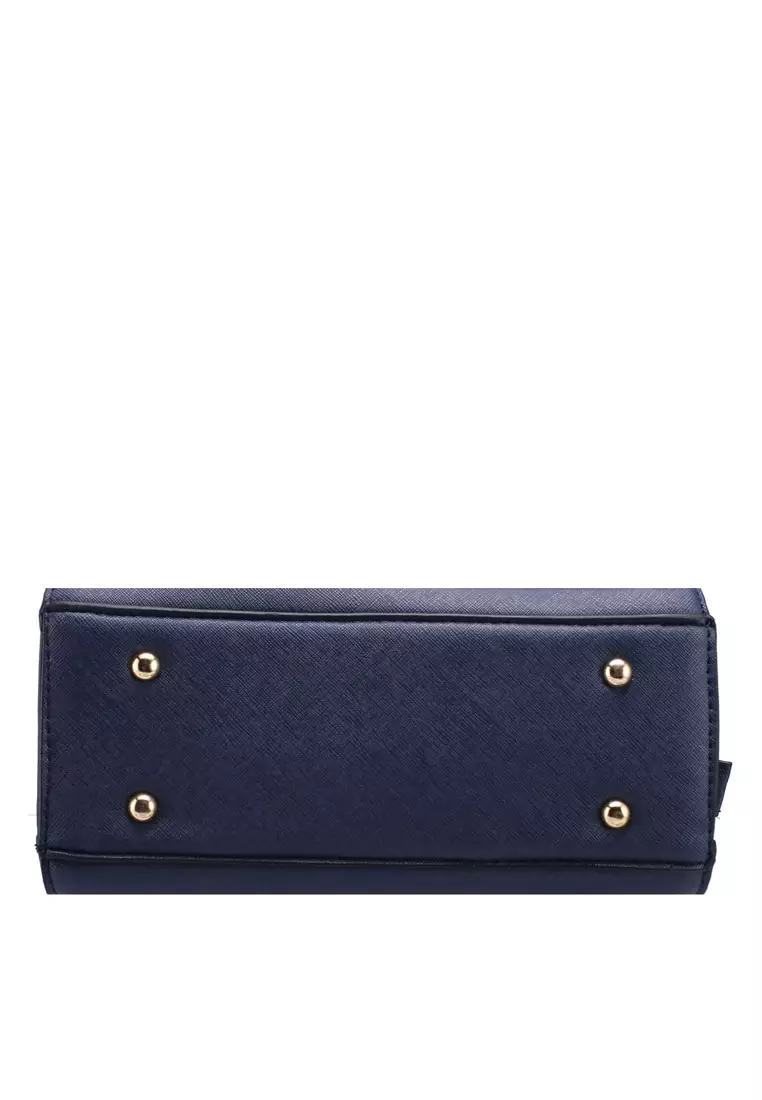 Saffiano Convertible Top Handle Bag