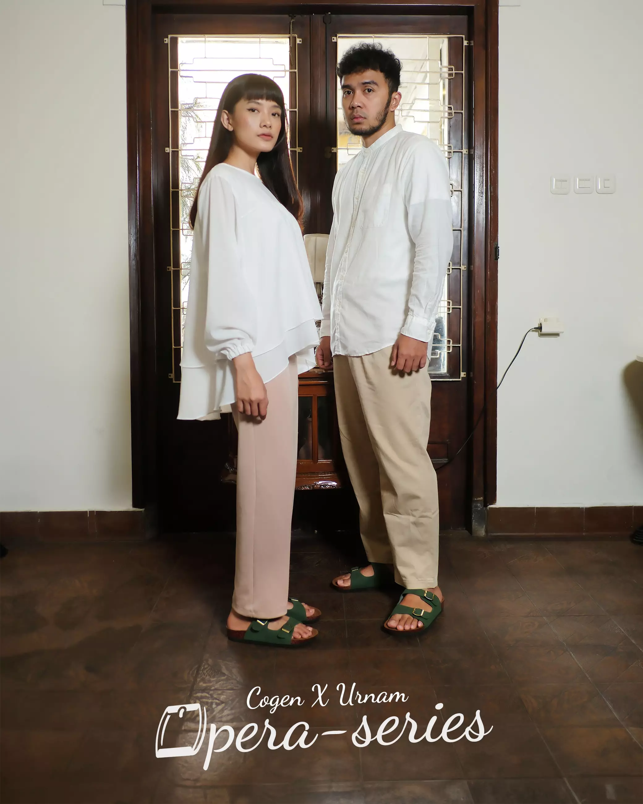 Cogen Sandal Pria Sendal Kulit Birken Vintage - Opera Green