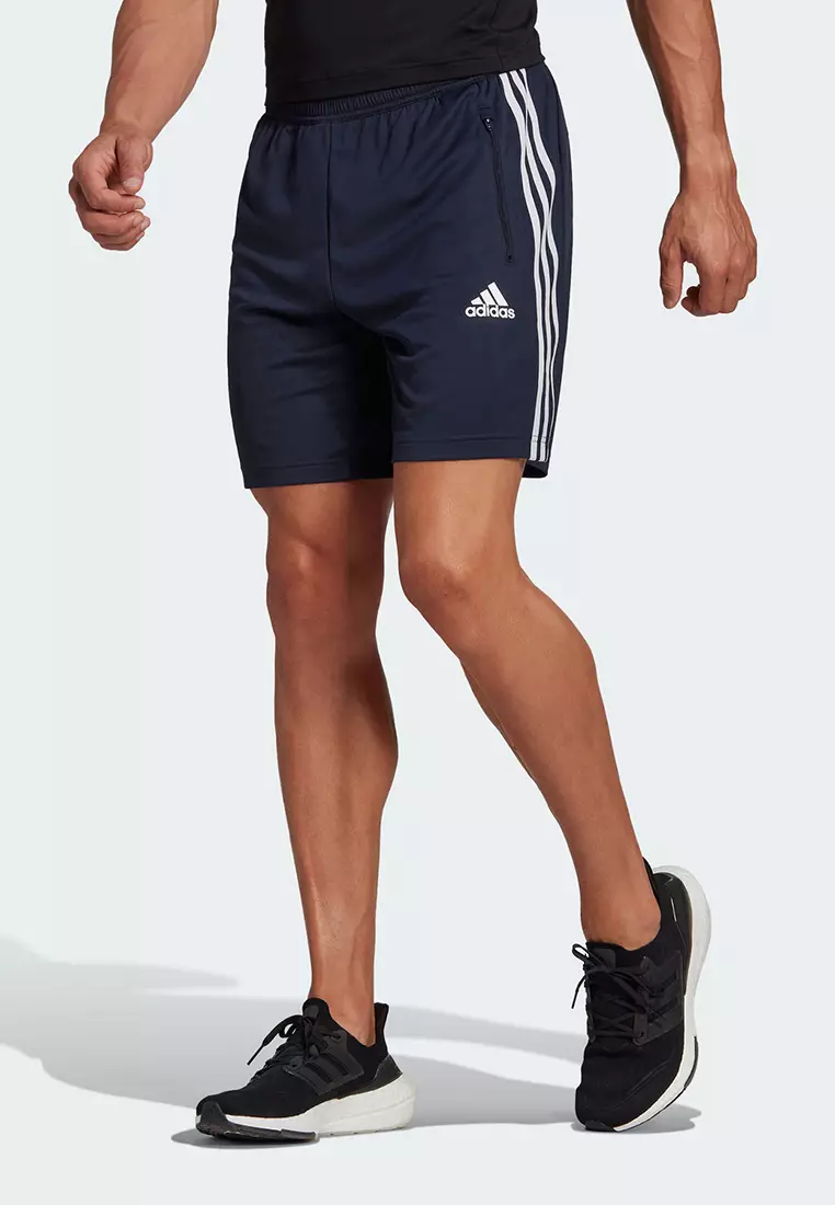 adidas Designed to Move 3-Stripes Primeblue Shorts