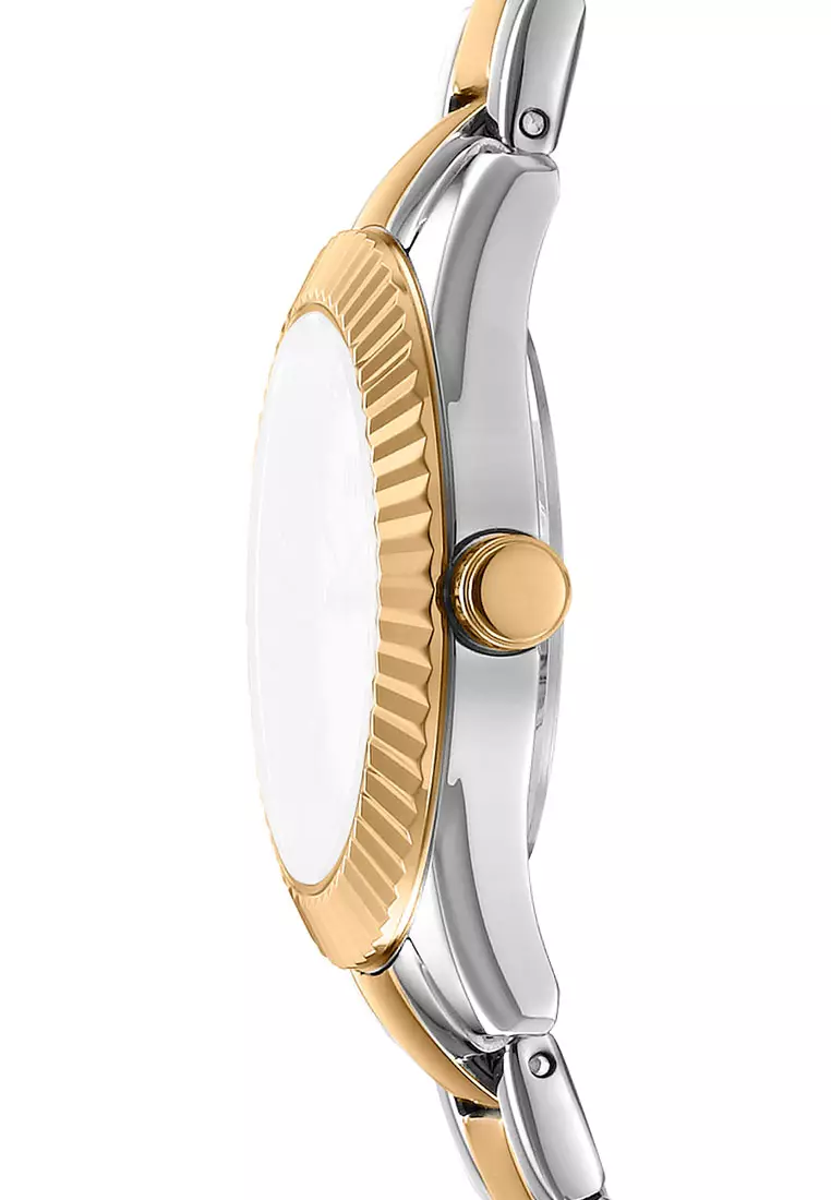 DKNY Chambers Glitz  Two Tone Stainless Steel Analog Quartz Watch For Women DK1L017M0075