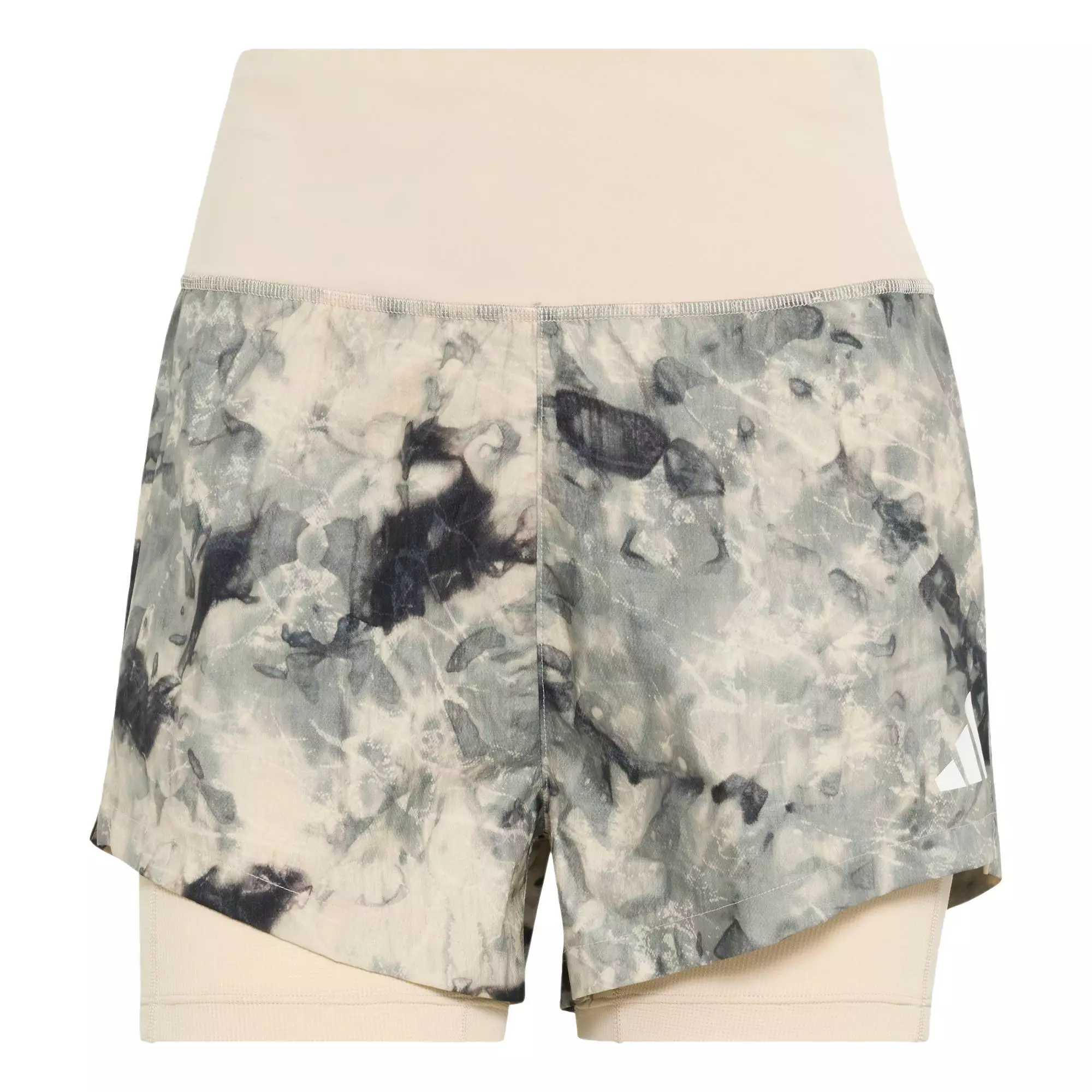 Running adi365 Spray Dye 2in1 Shorts Women Beige KA0321