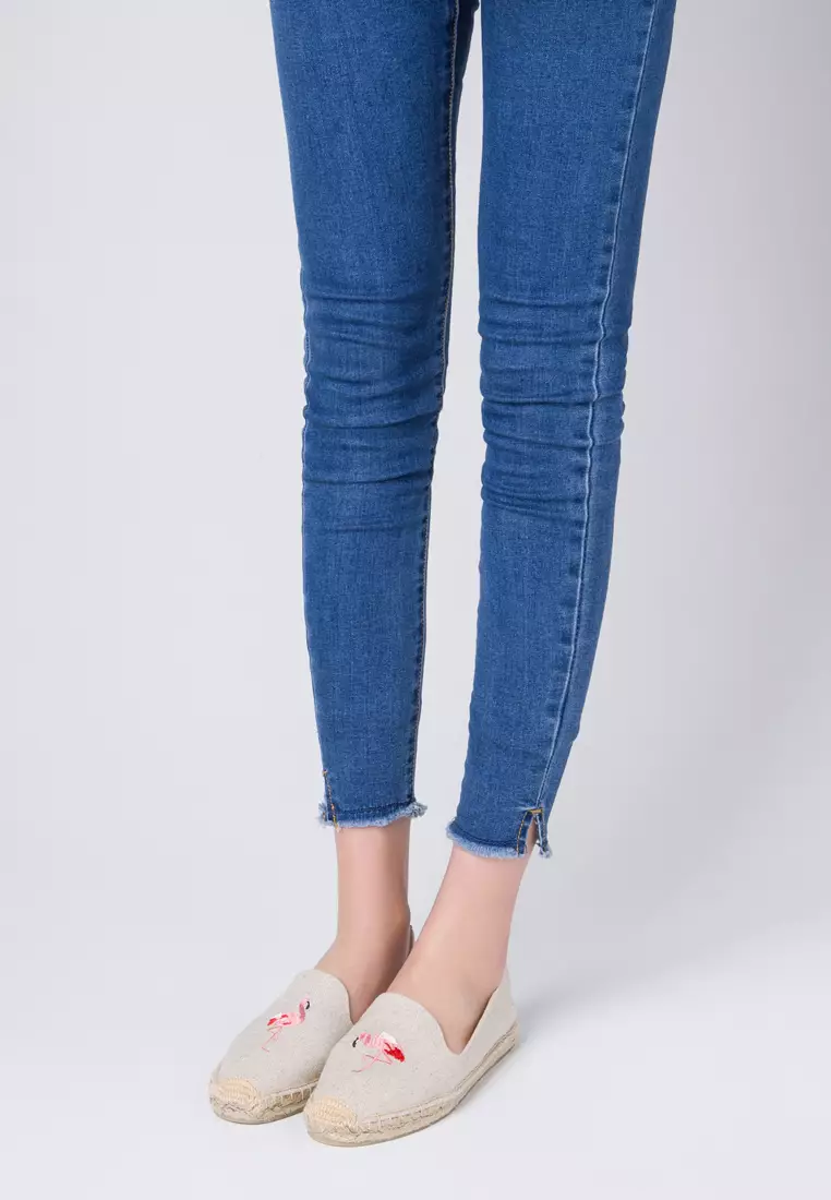 Embroidered Canvas Espadrilles HB45433