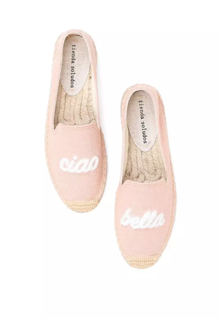 Discount on The Lounge Edit  shoes - SKU: Huguette Espadrilles - Pink