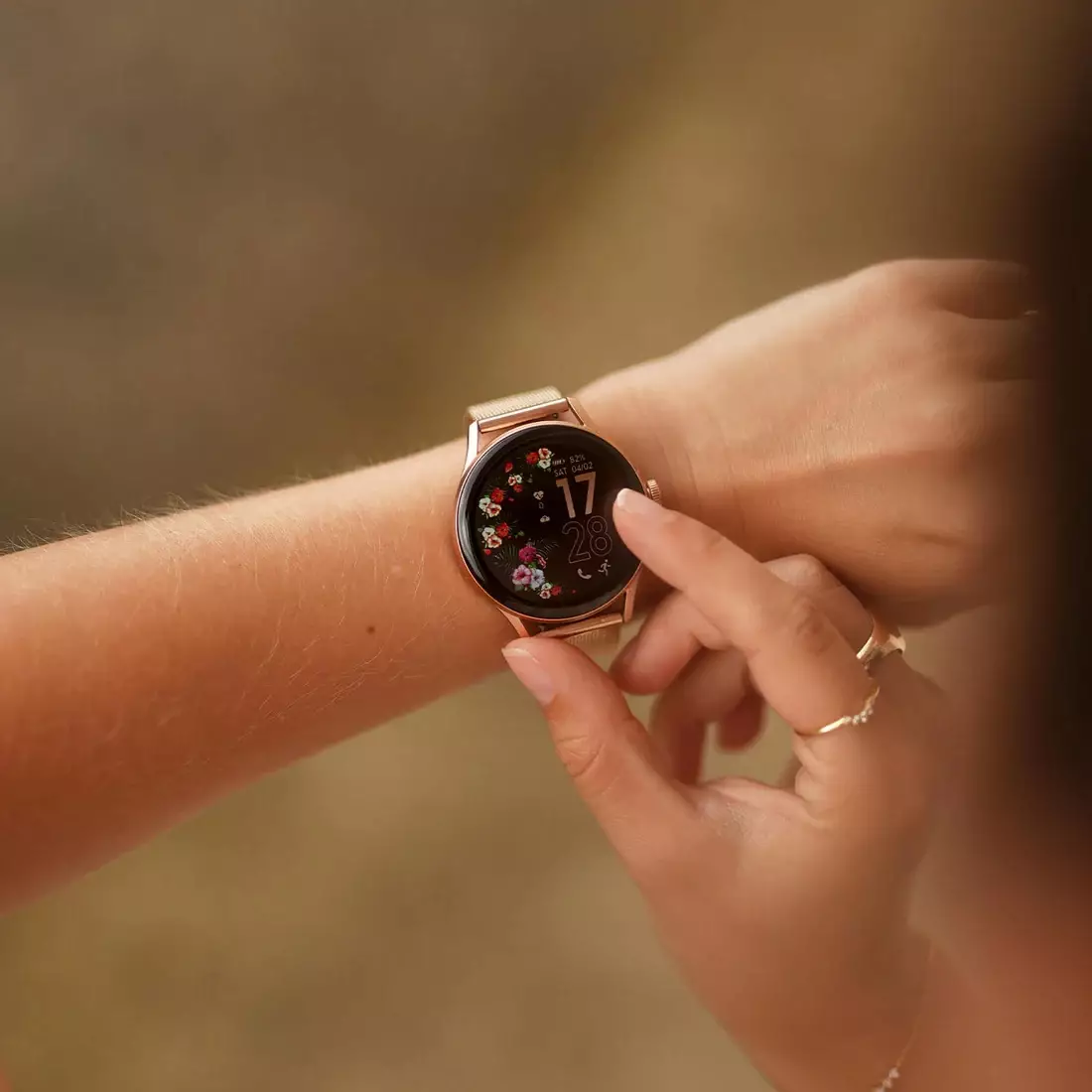 ICE Smart Watch 2.0 round 1.20 - Rose-Gold Milanese 39mm [023394]