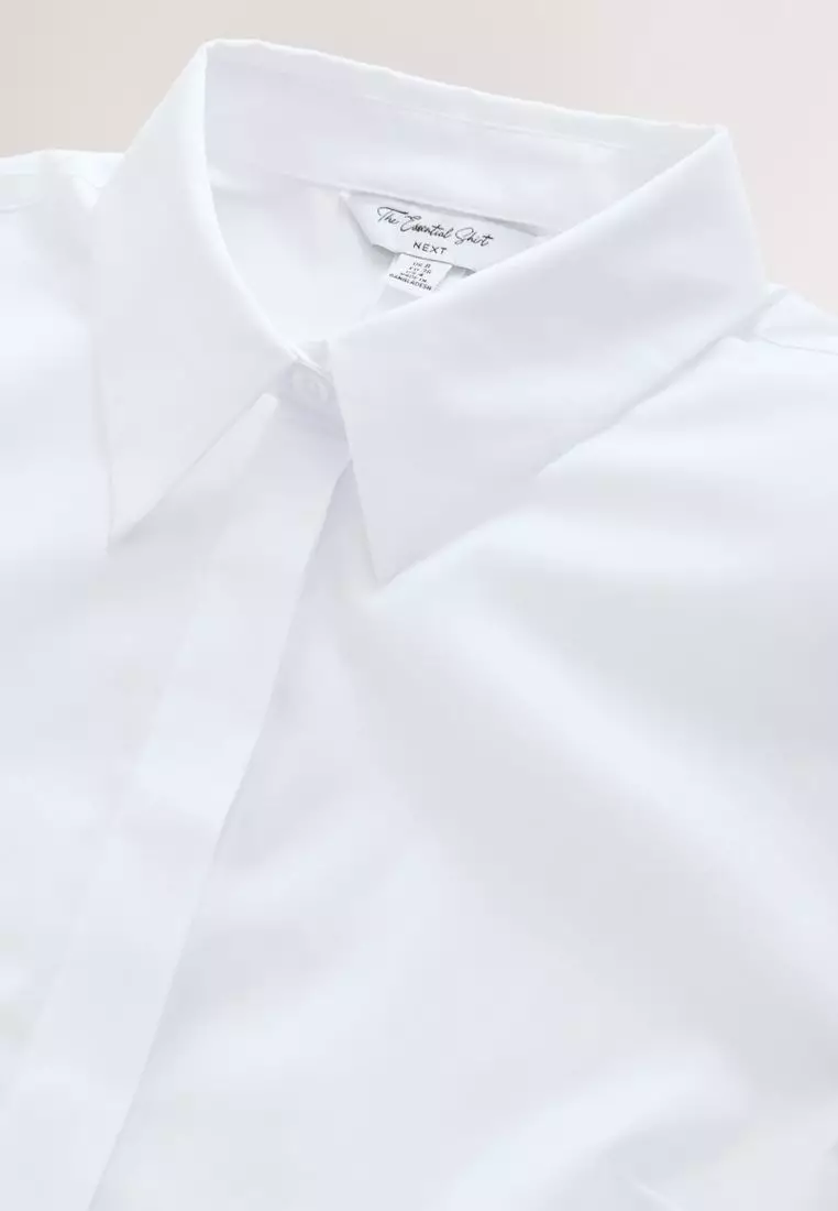 Fitted Stretch Essential Long Sleeve Shirt