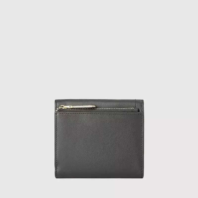 BRAUN BUFFEL NANA 3 FOLD SMALL WALLET WITH EXTERNAL COIN COMPARTMENT