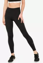 Nike One Mid-Rise Crop Tights 2.0 Black/White XS at  Women's