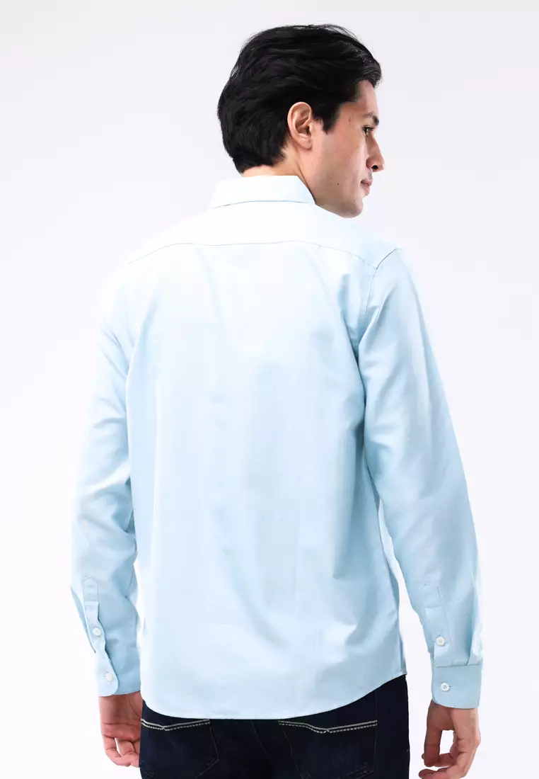 Woven Polo Long Sleeves