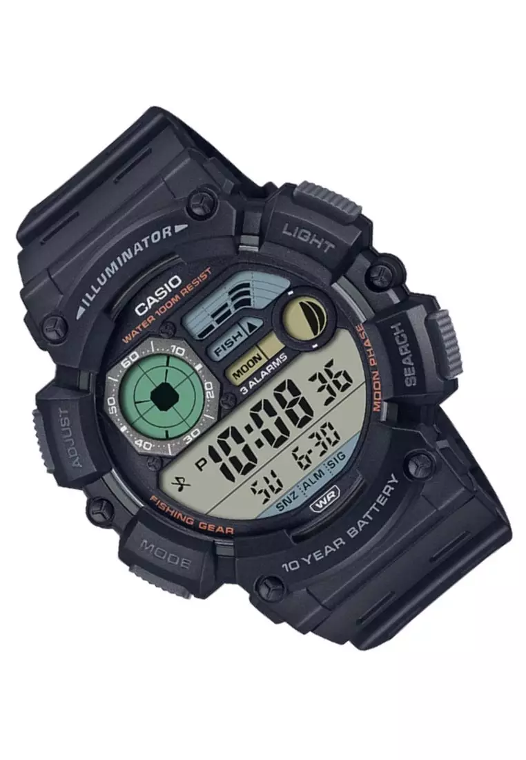 Buy Casio Fishing Gear Digital Watch WS-1500H-1A 2024 Online