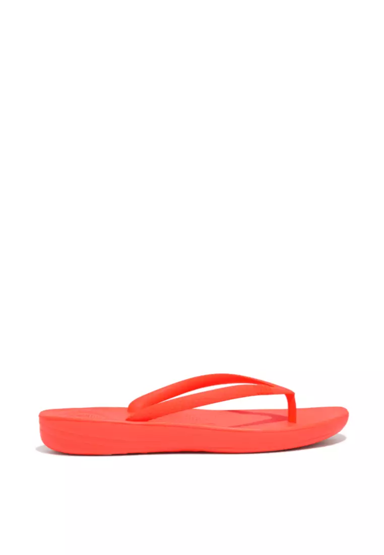 Neon orange flip clearance flops