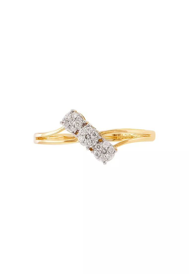 HABIB Round Diamond Ring in 375/9K Yellow Gold 269610524