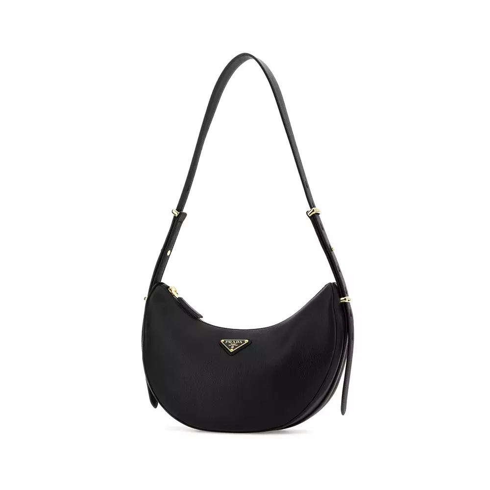 Arqué Small Shoulder Bag Black