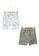 LC Waikiki grey Elastic Waist Baby Boy Shorts 2 Pieces 53F88KA53CCDF5GS_1