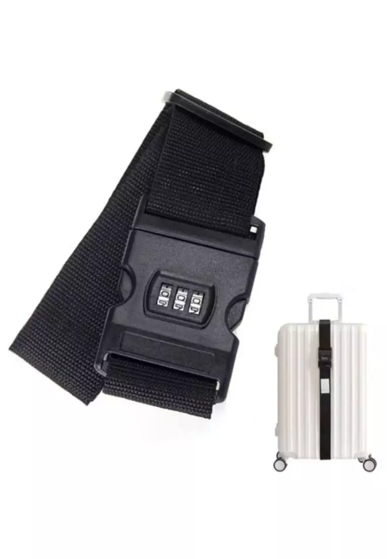 Buy IT Luggage Combination Security Luggage Strap Black 2024 Online