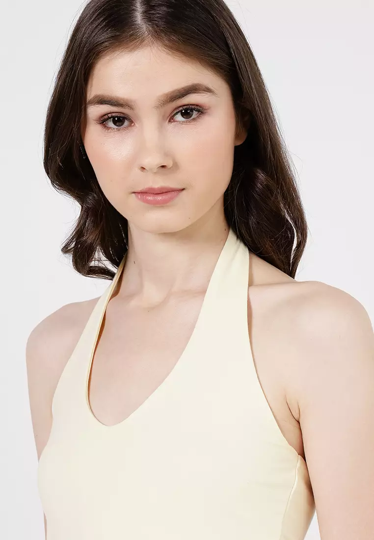 All Day V Neck Halter Top