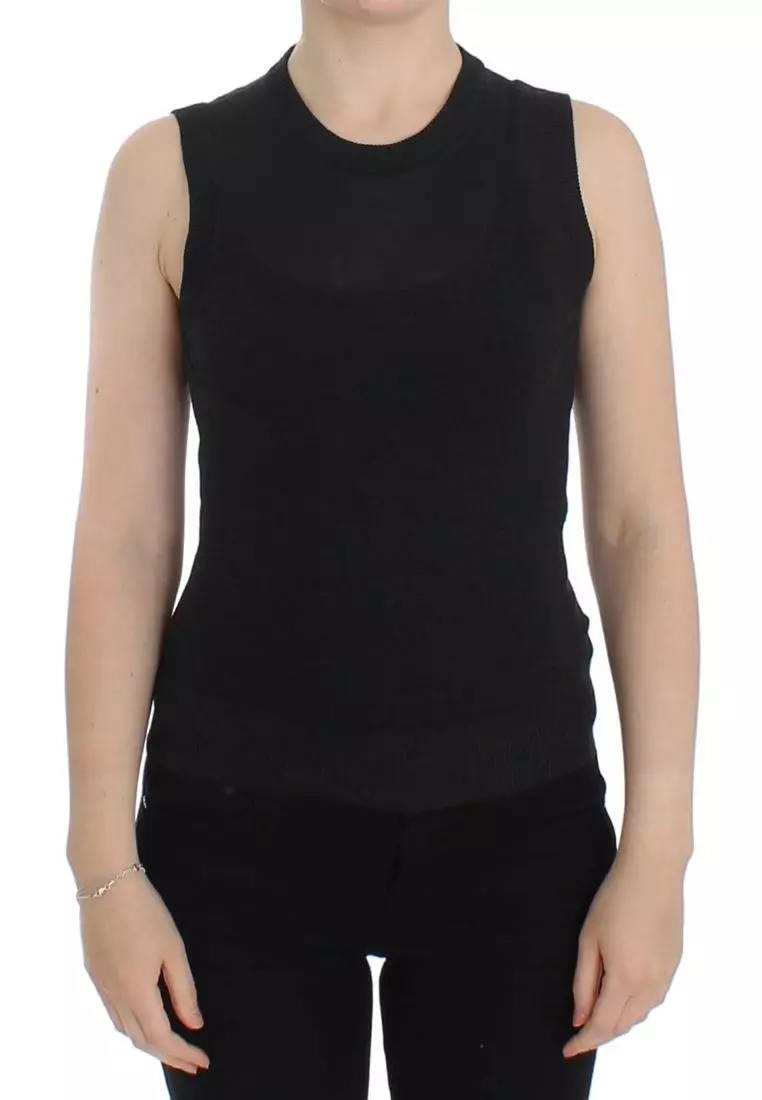 Black hotsell sleeveless pullover