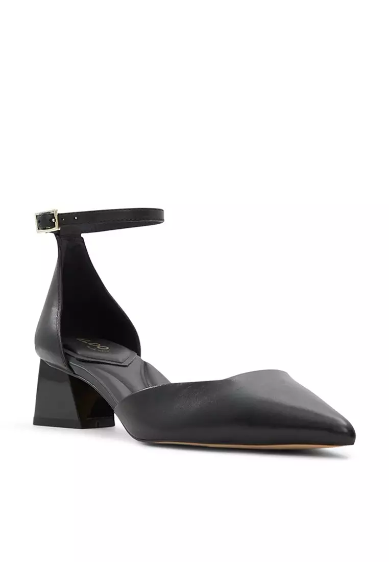 Aldo black clearance block heels