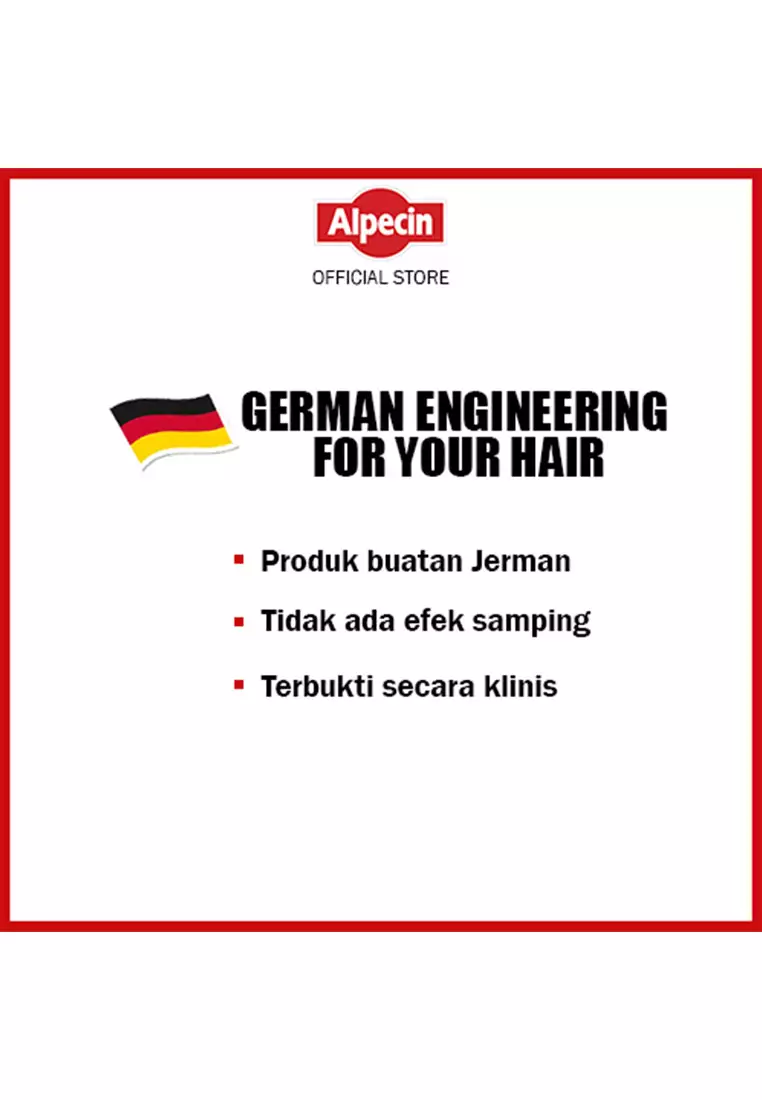 Alpecin Tuning Shampo Rambut Hitam, Uban dan Rambut Rontok 200ml